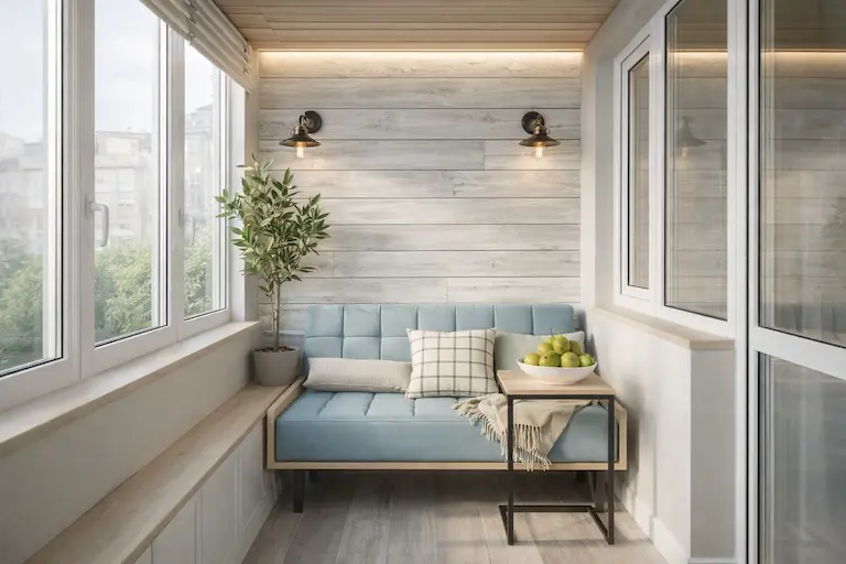 Ремонт балкона под ключ